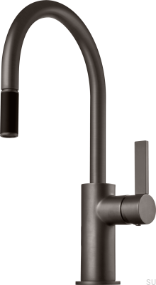 Robinet de cuisine avec bec extractible ARM375 Laiton Graphite