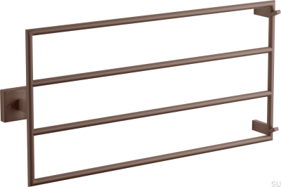 Radiateur de salle de bain TW400-800 Acier Brun Brossé