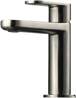Robinet de lavabo CA071, laiton nickel brossé