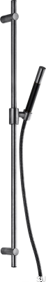 Barre de douche Dso avec support mural réglable ZSAL300 Laiton Noir Chrome Brossé