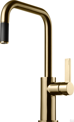 Robinet de cuisine avec bec extractible ARM577 Honey Gold Brass
