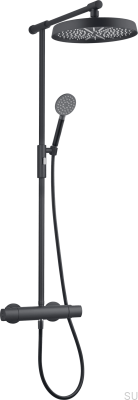 Set de douche ARM300-150 Laiton Noir Mat