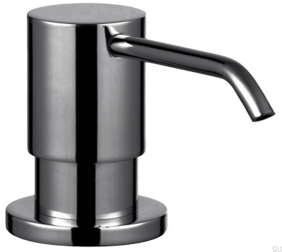 BI228 Distributeur de Savon Laiton Noir Chrome
