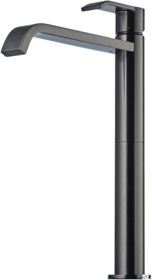 Robinet de lavabo haut VIC081 Laiton Noir Chrome Brossé