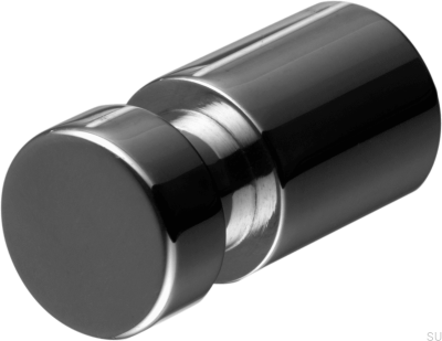 Support mural TA241 Laiton Noir Chrome (2 pièces)