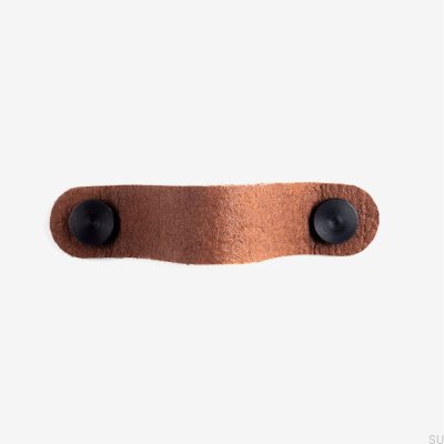 Poignée de meuble Pina marron avec Pinatex noir