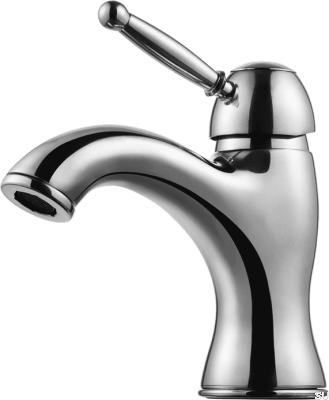 Robinet de lavabo GI071, laiton chromé