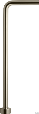 Tuyau de siphon de type L XA21 Laiton Nickel Brossé