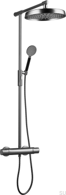 Ensemble de douche en laiton brossé noir ARM300-150