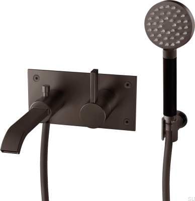 Robinet de baignoire thermostatique mural ARM036, laiton brun