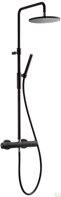 Set de douche TVM7200-150 Laiton Noir Mat