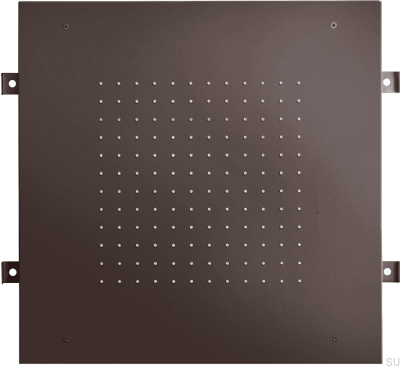 Pomme de douche, douche à effet pluie carrée 500 ZSOF095, Laiton Marron