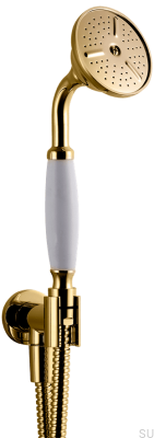 Ensemble de douche à encastrer BOX300/300 Classic, laiton poli, non peint
