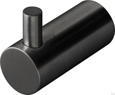 Support mural TA242 Laiton Noir Chrome Brossé (2 pièces)