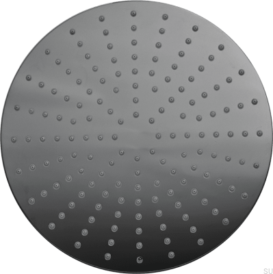 Pommeau de douche à effet pluie rond 250 ZSOF250 Laiton Noir Chrome