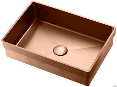 Vasque à encastrer TA4328 Acier Cuivre PVD