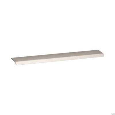 Poignée de meuble Curve 128 edge, Aluminium Silver