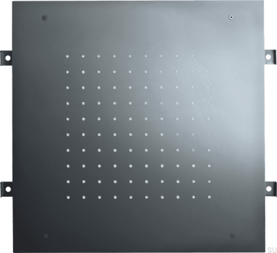 Pommeau de douche à effet pluie carré 400 ZSOF094 Laiton Noir Chrome