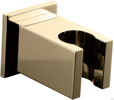 Support mural pour pomme de douche XSUP030 SQUARE Laiton Poli Non peint