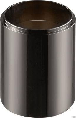 Rallonge pour robinet de lavabo XPRO300, Laiton, Chrome Noir