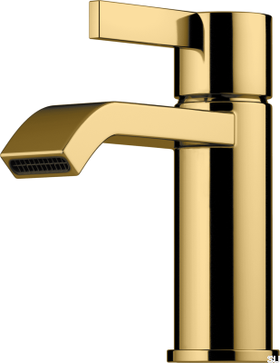 Robinet de lavabo ARM071M, laiton doré miel