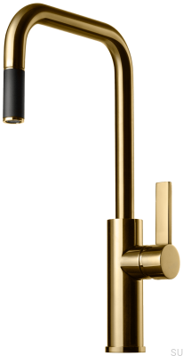 Robinet de cuisine avec bec extractible ARM985 Honey Gold Brass