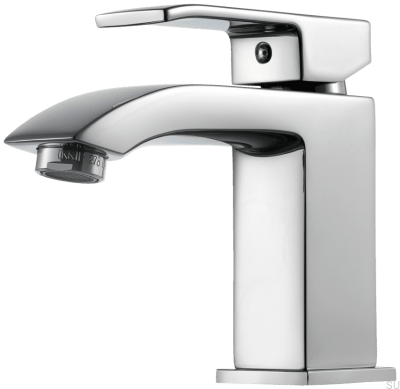 Robinet pour lavabo LES071, laiton chromé