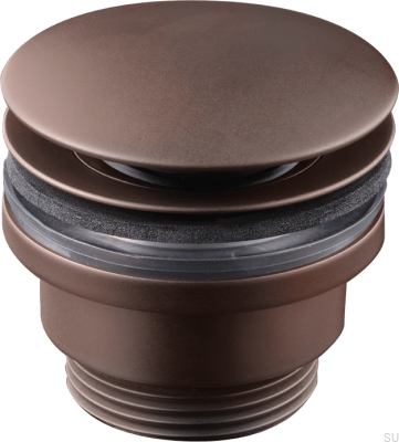Bouchon de lavabo universel 68400 Laiton Marron