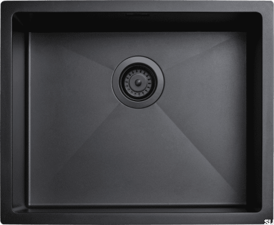 Évier de cuisine Diskho 5040 Acier Noir Mat PVD