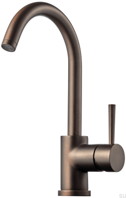 Robinet de cuisine EVO180 en laiton marron