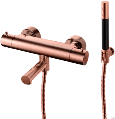 Robinet thermostatique de bain et de douche EVM026-150 Cuivre Brossé Non Peint