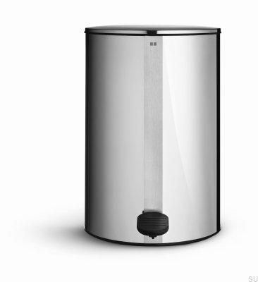Poubelle 7151 Acier Poli