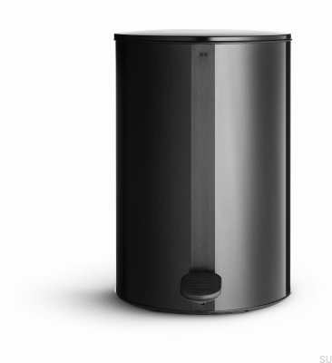 Poubelle 7154 Revêtement PVD noir