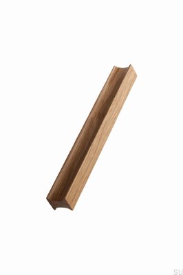 Poignée de meuble en bois Track 160+544, chêne