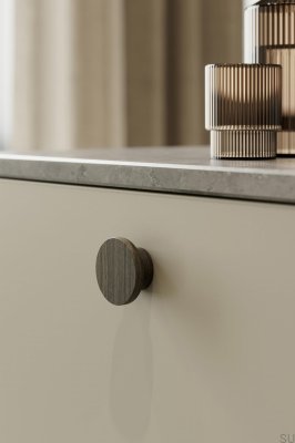 Bouton de meuble en bois Circle 50, chêne