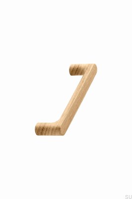 Poignée de meuble verticale Pinta 128, Bois, Chêne