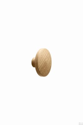 Bouton de meuble en bois Discos 30, chêne