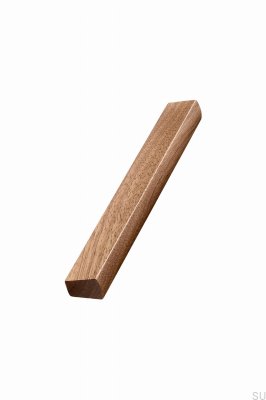 Poignée de meuble oblongue 1410 Trim 128 Bois Noyer Italien