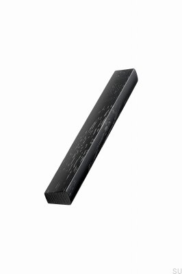 Poignée de meuble oblongue 1410 Trim 160 Bois Frêne Noir