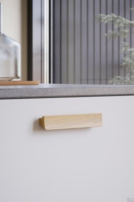 Poignée de meuble en bois Ante 192, chêne