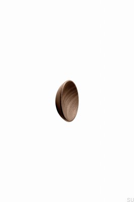 Bouton de meuble en bois Bowl 65, noyer italien