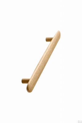 Poignée de meuble oblongue Brutus 160 Bois Chêne