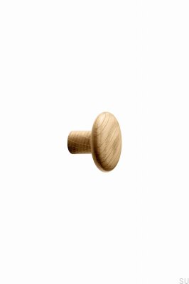 Bouton de meuble en bois Brutus 32, chêne