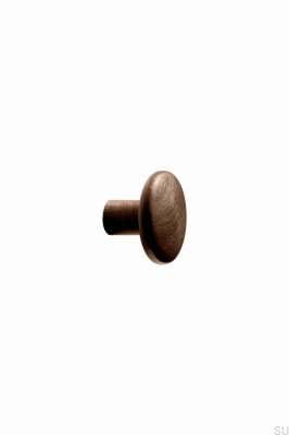 Bouton de meuble en bois Brutus 32, noyer italien