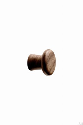 Bouton de meuble en bois Classis 25, noyer italien