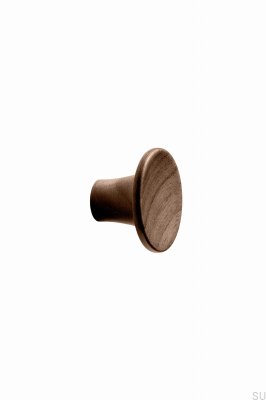 Bouton de meuble en bois Tuba 28, noyer italien
