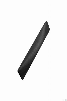 Poignée de meuble allongée Taurus Handle 128 en bois de frêne noir