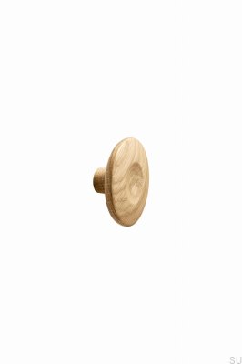 Bouton de meuble en bois de chêne Dimple 40