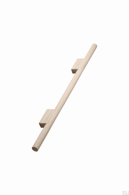 Poignée de meuble allongée en bois de chêne non verni Magnum 288