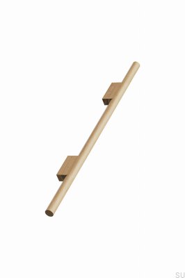 Poignée de meuble allongée en bois de chêne Magnum 512